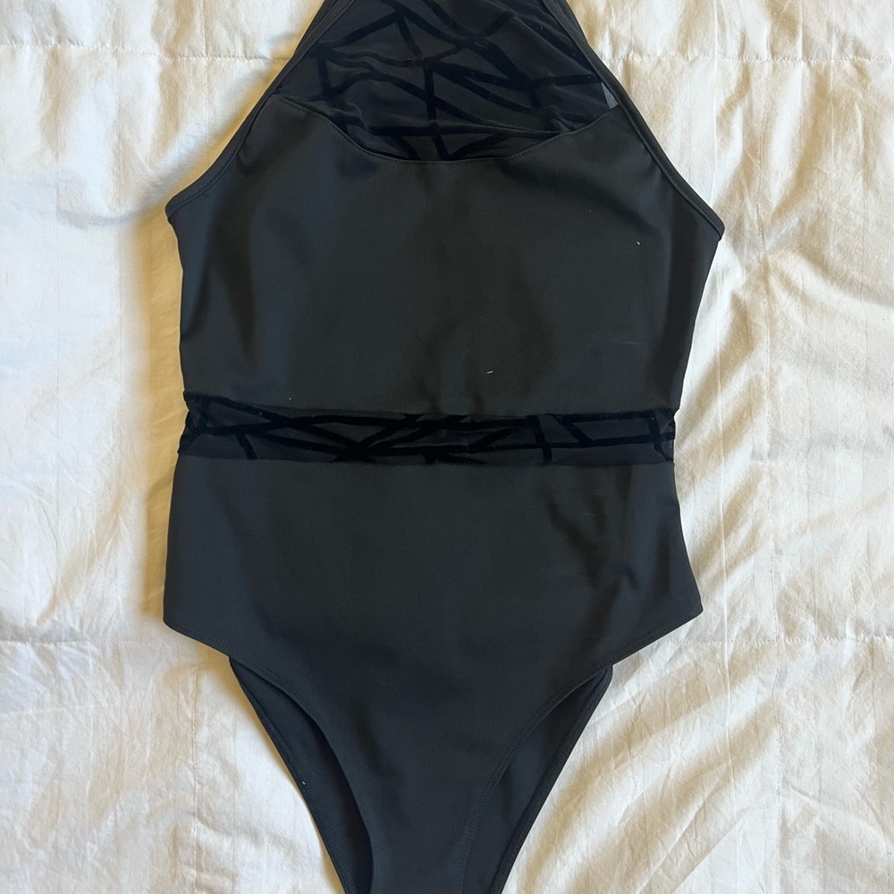 Stylish Black Halter BodySuit